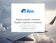 Tablet Screenshot of milos-bcn.com